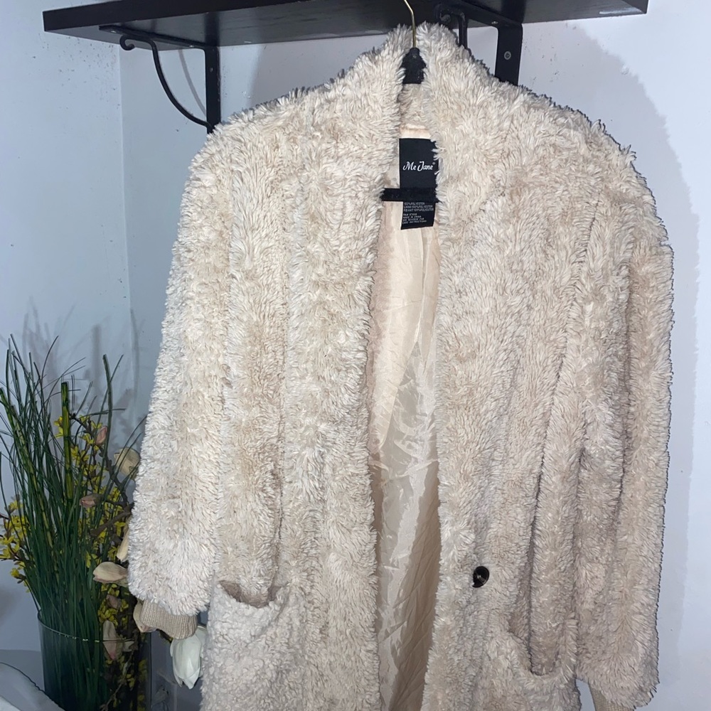 Faux fur coat